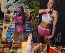 Rhio, Harley Hudson & Blue Kane Wrestling Autographs