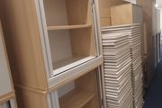 Office Tambour Cabinet Lockable 120 cm
