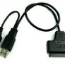 USB 2.0 to SATA 7+15 Pin 22Pin Adaptor Image 2