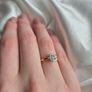 0.50ct Diamond Cluster Engagement Ring 18ct Gold Size K Hallmarked Image 2