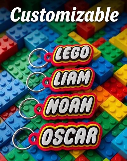 Lego Customised keyring