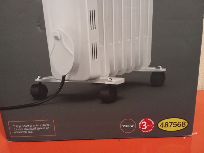 Electric Heater Radiator as new in box oil filled