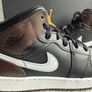 Nike Air Jordan 1 Mid Brown/Black UK5 EU38 Image 3