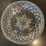 vintage eight inch pressed glass bowl on glass feet Image 3