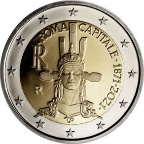 Italy 2 Euro Commemorative Coin 2021 - Rome. Uncirculated.