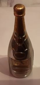 small champagne bottle clock