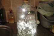 decorative bottle with lights