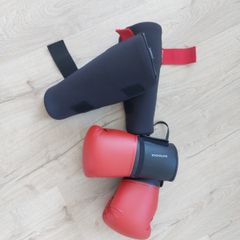 boxing gloves & shinguard