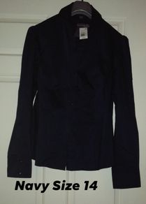 Navy Blouse Shirt