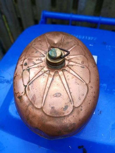 Antique Copper Bed Warmer