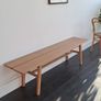 Oak dining table & bench - 8 seater Image 7