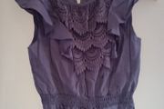 Brand New. Blue Crochet top.