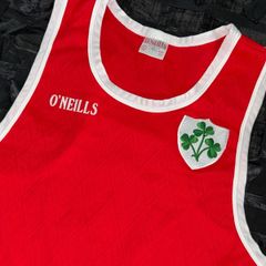 BERNARD DUNNE TEAM IRELAND fight ring worn amateur boxing singlet vest
