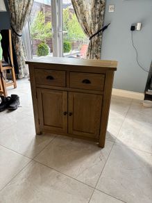 Oak side board