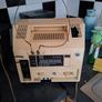 Ideal Prop, Vintage Working Boots Audio TV12 Portable Black and White CRT Television, featuring a cream plastic casing with side control dials and a 12 inch screen. Designed with dual power capabilities supporting standard mains voltage (240V) as well as  Image 7