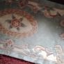 Rug Vintage Wooll . In Very Good Condition. Small Tear At Back But Doesnt Affect It. Image 2