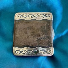 Antique Victorian Silver and Leather Wallet