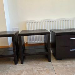 3 brown lockers