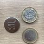 Synthetic leather Lexus key ring with shopping trolley token/coin Image 6