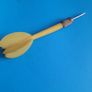 Vintage 70's reversible dart board and dart Image 6