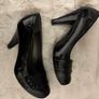 J.R. Collection black patent court shoes Image 4