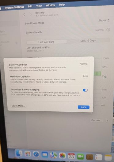 MacBook Air M1 13 inch 256GB Rose Gold Excellent Condition