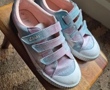 girls shoes Clarks size UK 1