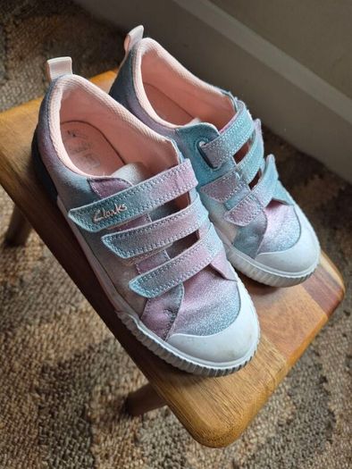 girls shoes Clarks size UK 1