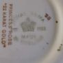 Vintage Royal Alma Bone Cina Bowl 24 K. Gold. Image 3