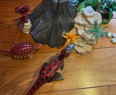 Playmobil 5230 Volcano with T-Rex + Playmobil 5134 Jungle Adventure Set