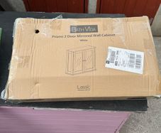 BATH VIDA Piano 2 door Mirrored Bathroom Cabinet