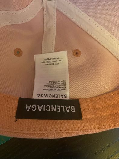 Balenciaga baseball hat / pink