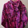 Vintage Neo Pink & Black City Print Shell Suit Jacket Image 3