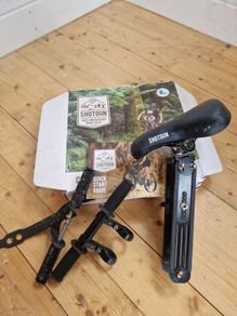 Kids Ride Shotgun MTB seat and handlebars for 2 to 5 year old