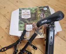 Kids Ride Shotgun mountain bike seat and handlebars for 2 to 5 year old