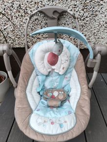 Ingenuity SmartBounce Automatic Baby Bouncer - Snail Edition