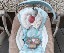 Ingenuity SmartBounce Automatic Baby Bouncer - Snail Edition