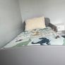Flexa dots grey single bed with side rail ( no mattress) Image 6
