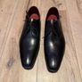 Design Loake Powers Good Year Welted Mens Black Leather Derby shoes UK 11 (NEW) Image 3