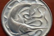 Singapore 1977 Coin Stamp cover BUNC Swordfish