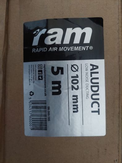 Complete Grow Tent Ventilation Kit  RAM / Can Lite 100mm