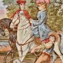 Beautiful antique framed tapestry Image 3