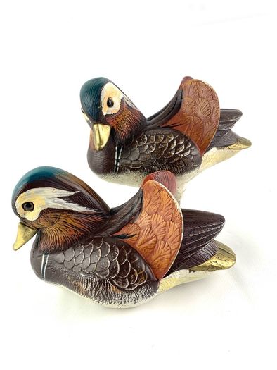Vintage Malevolti duck figurines