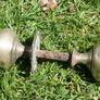 Vintage Brass Door Handle Image 3