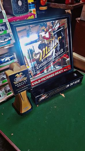 Miller Genuine Draft pub memorabilia