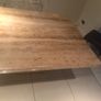 Solid granite table for sales as good as new cream and beige in colour and 6 chairs Image 3