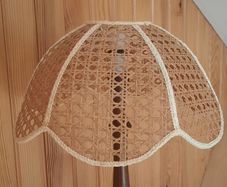 Vintage Rattan Lampshade