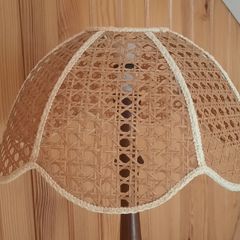 Vintage Rattan Lampshade