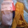 M&S soft cotton tights, 11-12 yrs, pack of 3 Image 3