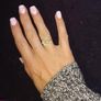 Crescent Moon Star Adjustable Crystal Gold Tone Ring Image 7